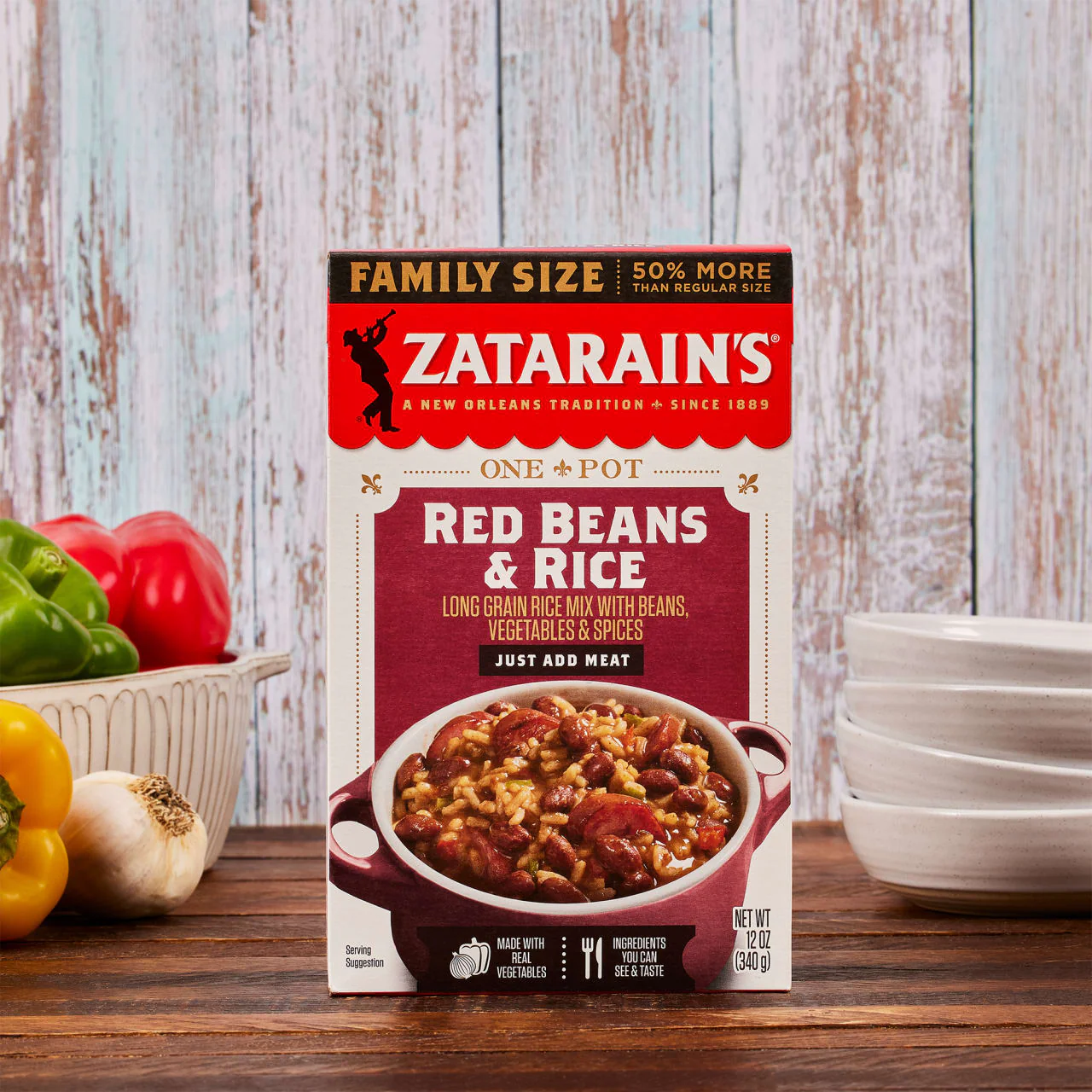 Zatarain's® Family Size Red Beans & Rice, 12 oz - Image 19