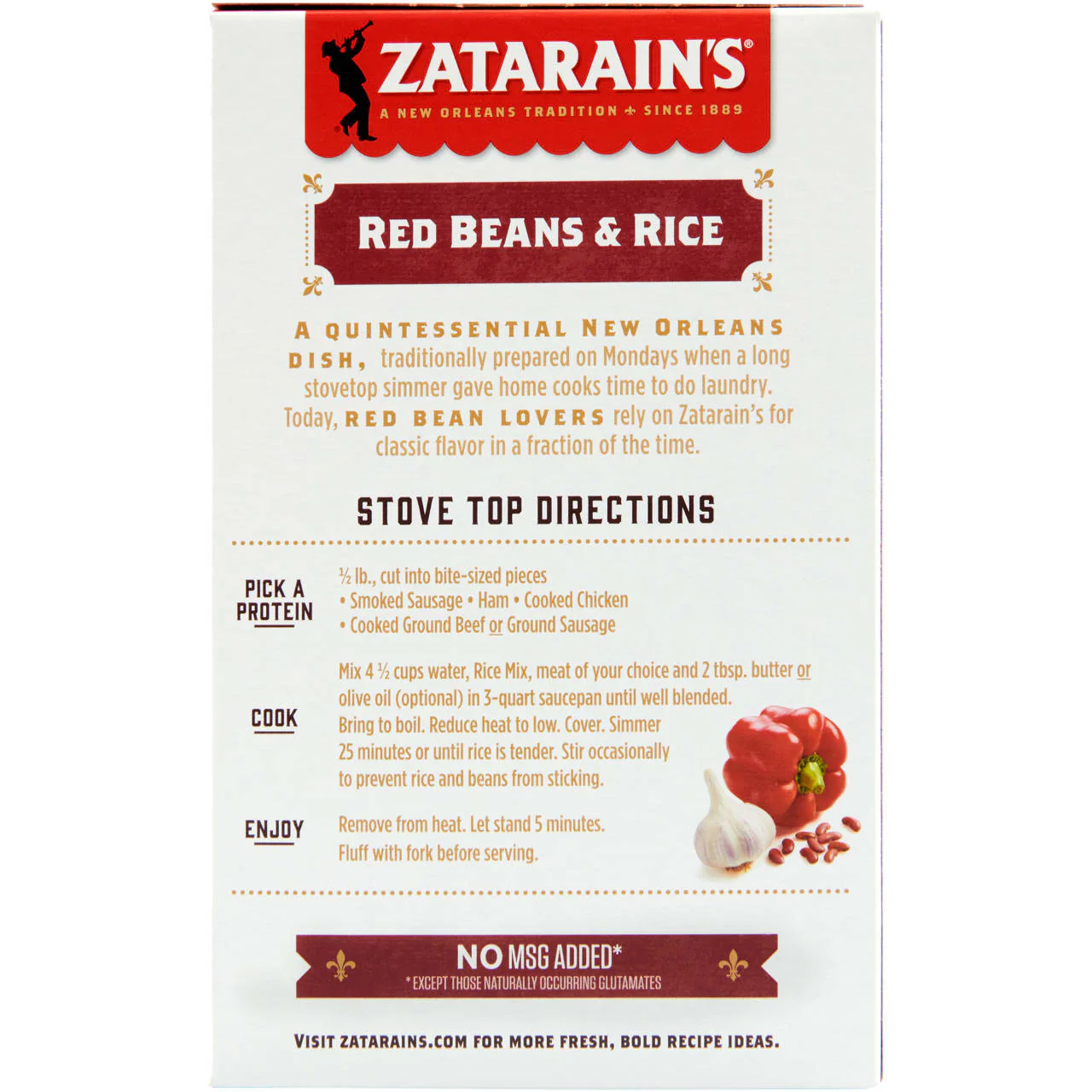 Zatarain's® Family Size Red Beans & Rice, 12 oz - Image 22