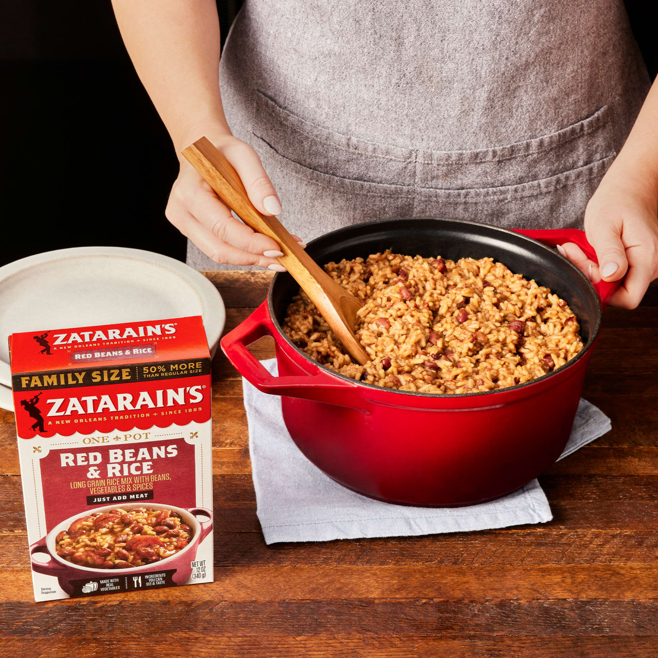 Zatarain's® Family Size Red Beans & Rice, 12 oz - Image 5