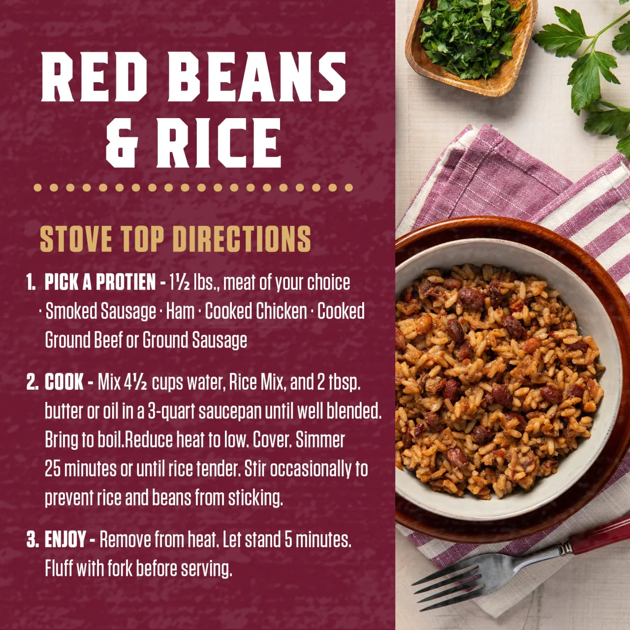 Zatarain's® Family Size Red Beans & Rice, 12 oz - Image 6