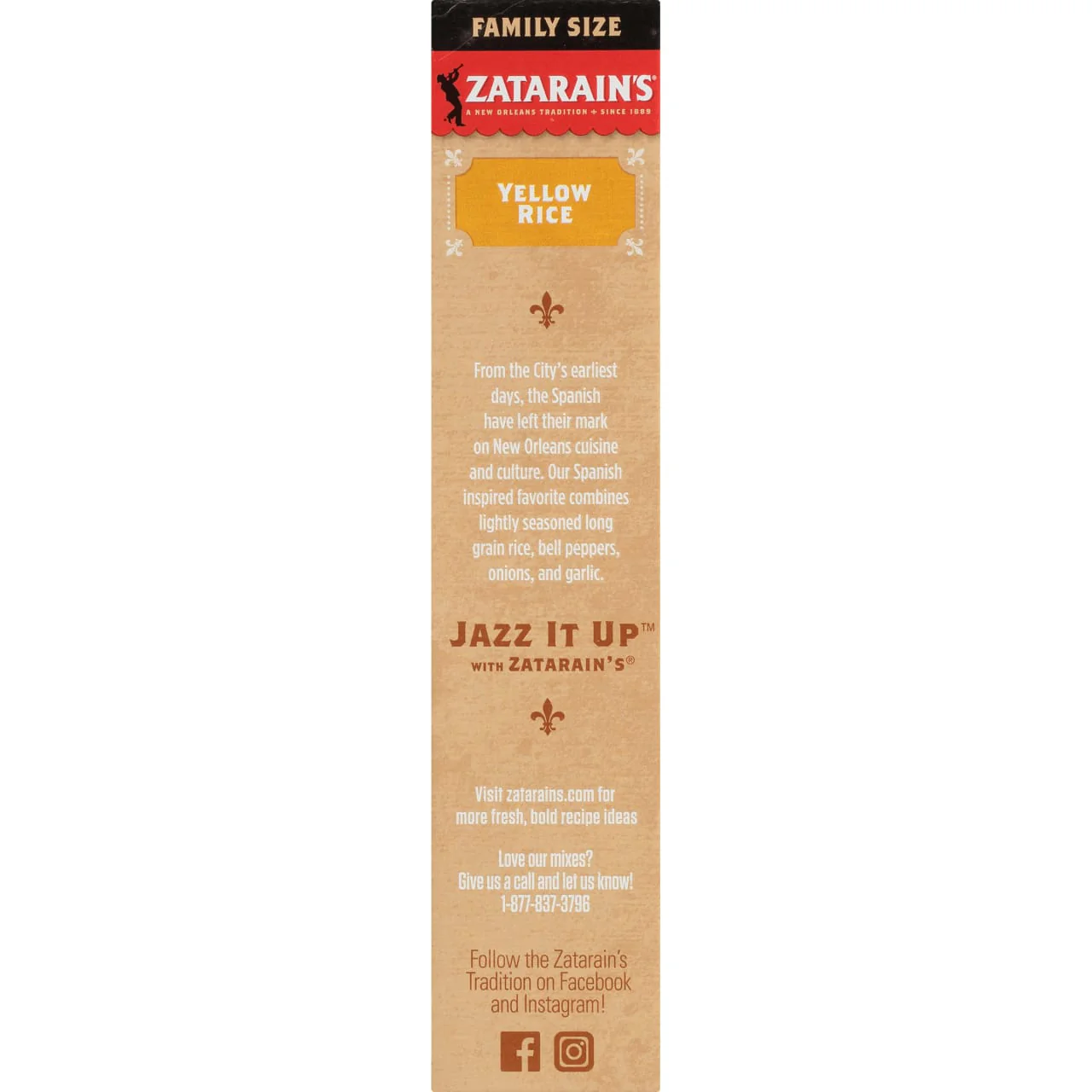 Zatarain's® Family Size Yellow Rice, 12 oz - Image 8