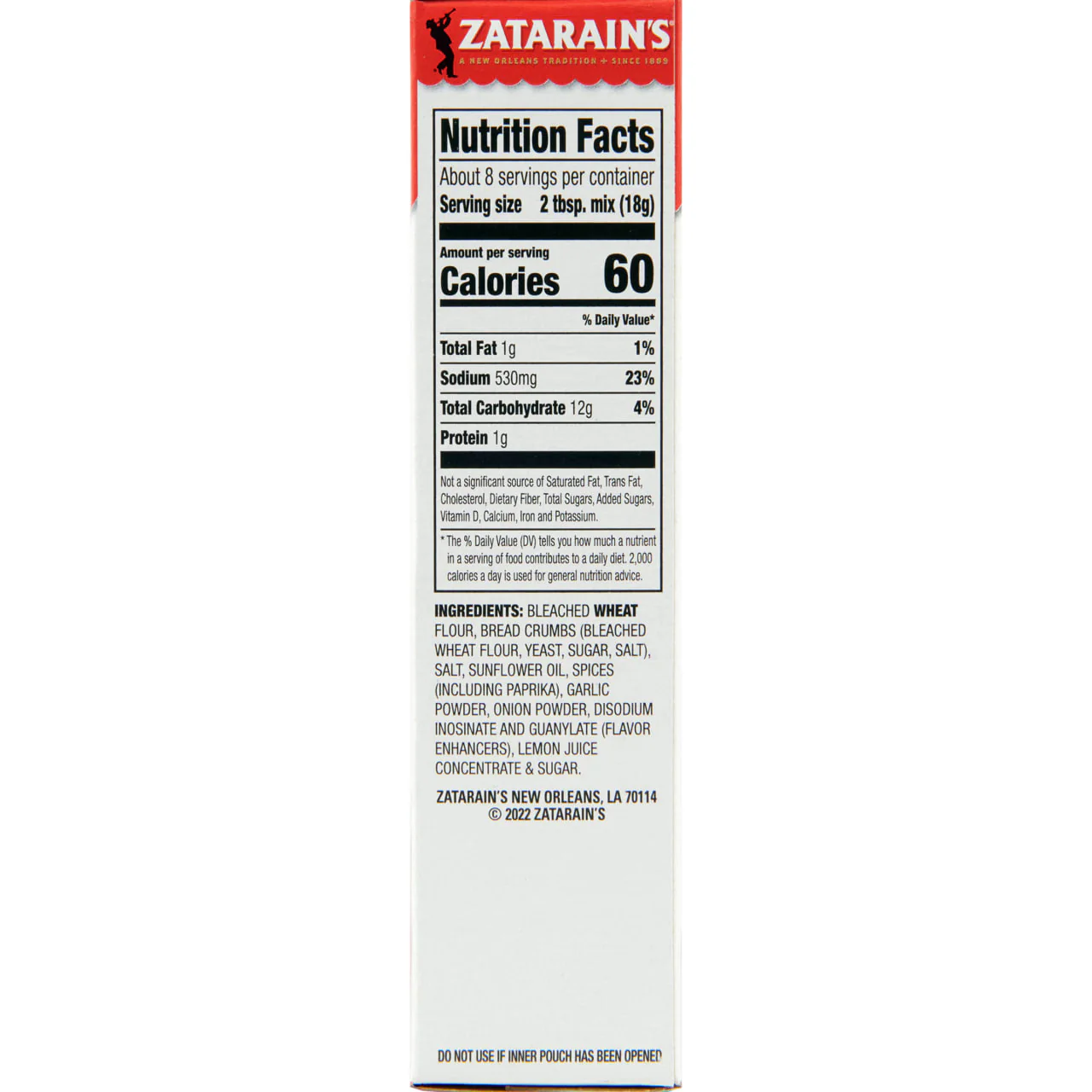 Zatarain's® Fish Air Fryer Seasoned Coating, 5 oz - Image 9