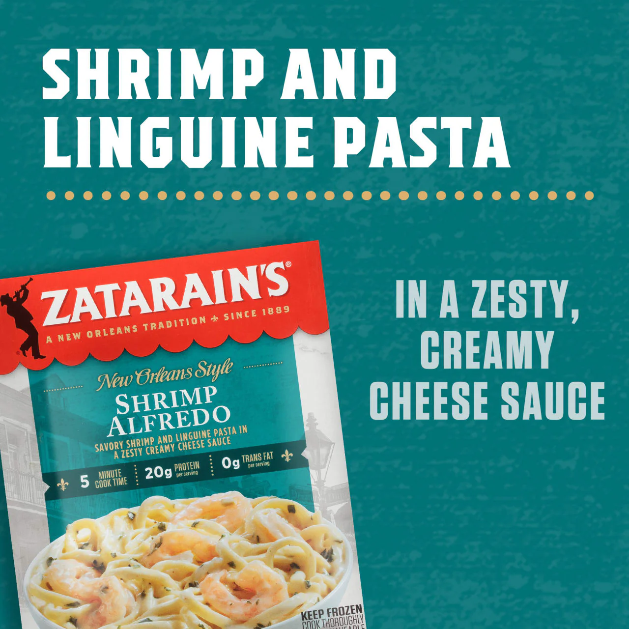 Zatarain's® Frozen Shrimp Alfredo, 10.5 oz - Image 16