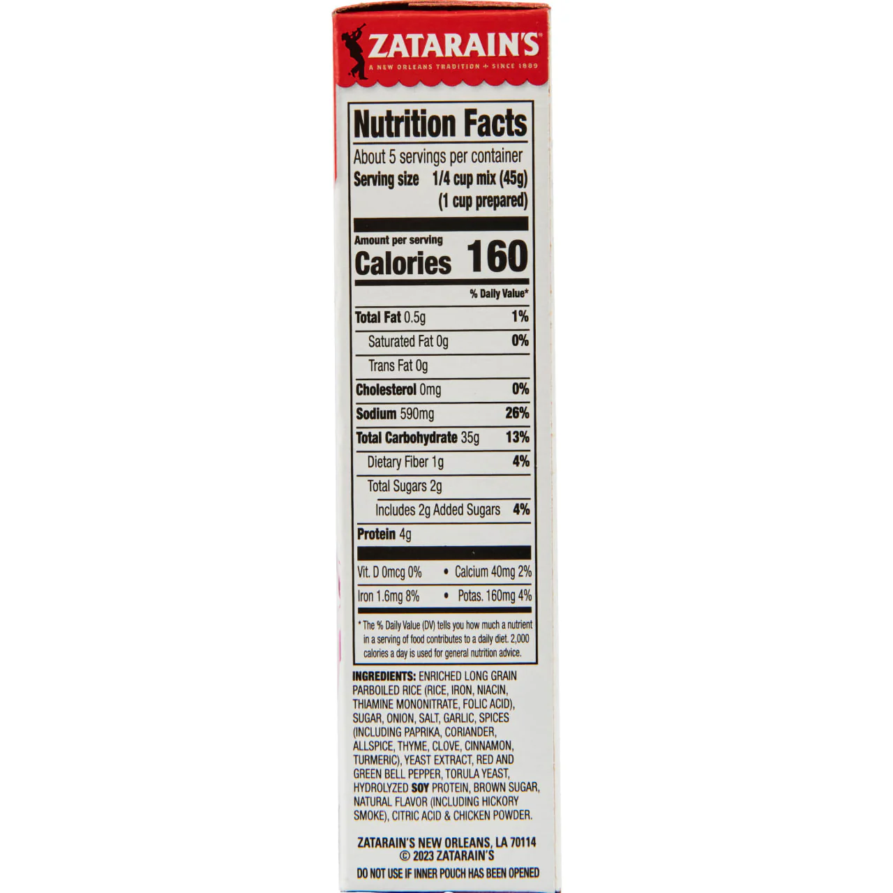 Zatarain's® Jerk Chicken Rice Dinner Mix, 8 oz - Image 6