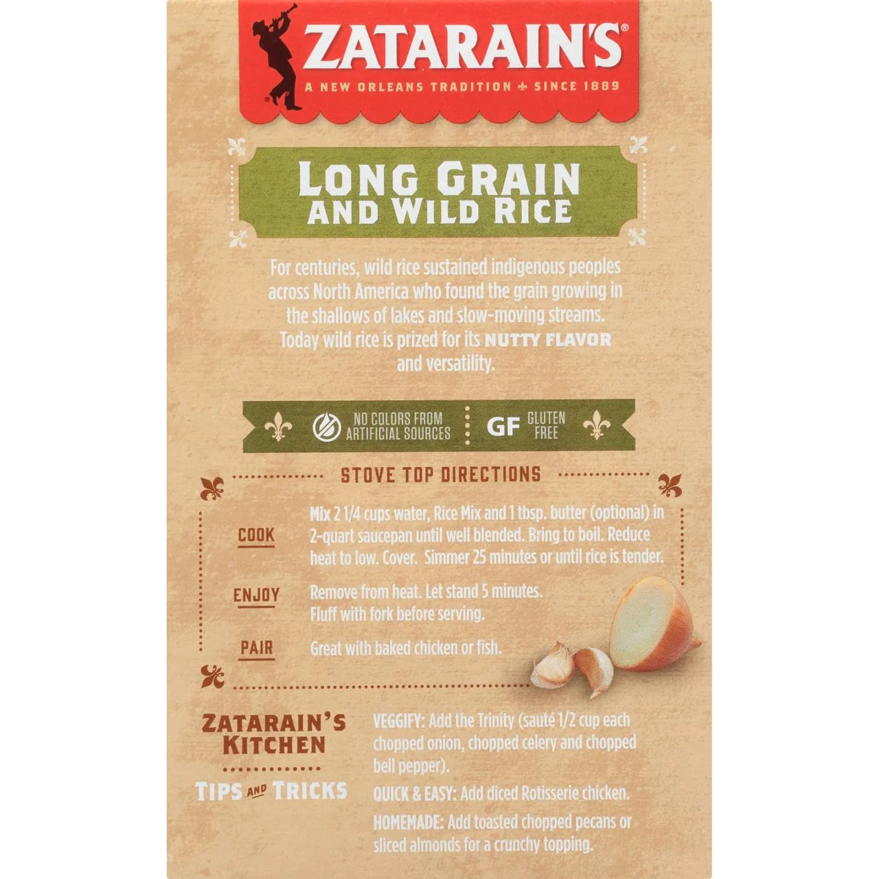 Zatarain's® Long Grain & Wild Rice, 7 oz - Image 8