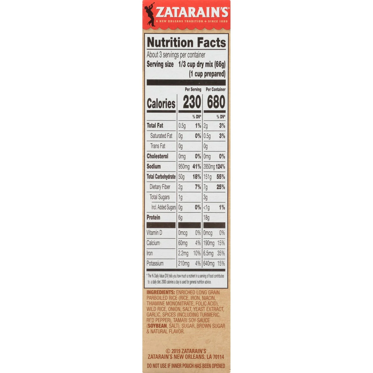 Zatarain's® Long Grain & Wild Rice, 7 oz - Image 9