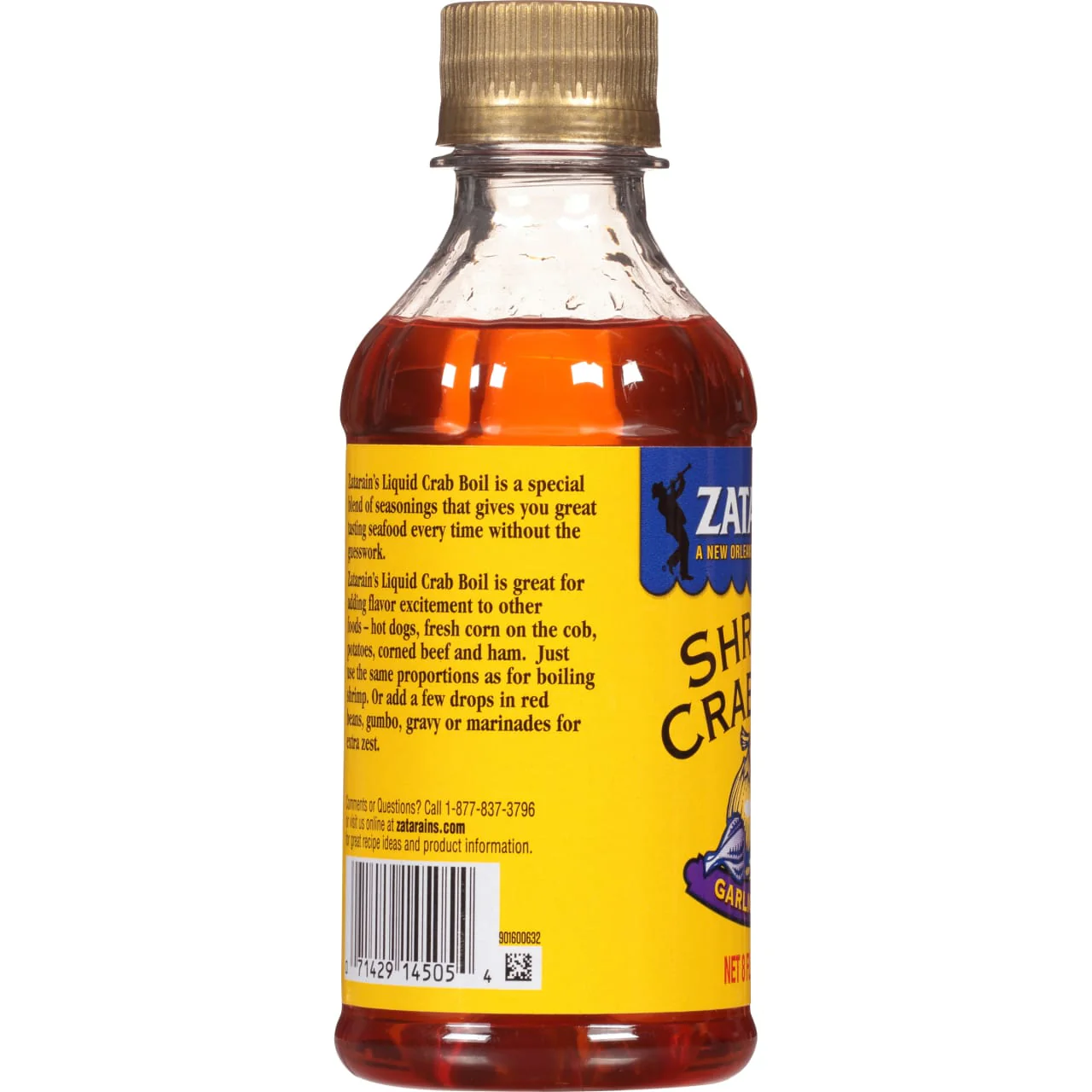 Zatarain's® New Orleans Style Liquid Crab Boil With Garlic & Onion, 8 fl oz - Image 9