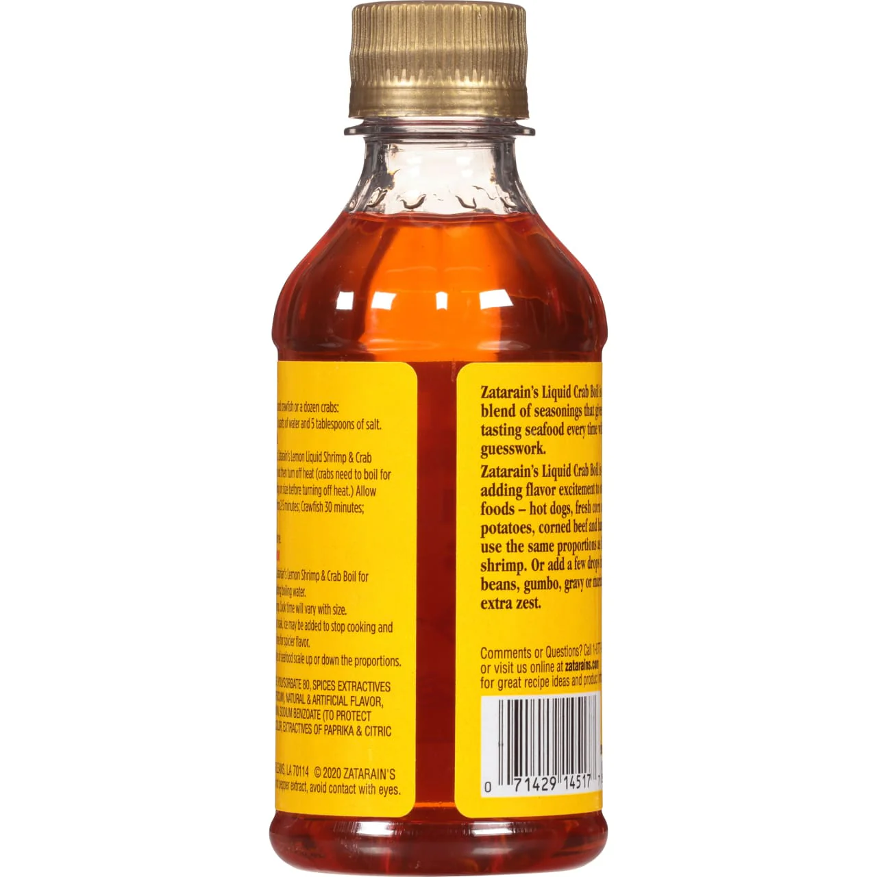 Zatarain's® New Orleans Style Liquid Crab Boil With Lemon, 8 fl oz - Image 12