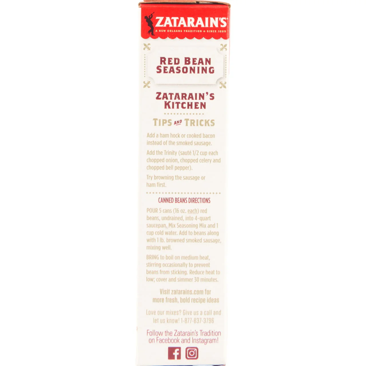 Zatarain's® Red Bean Seasoning, 2.4 oz - Image 8