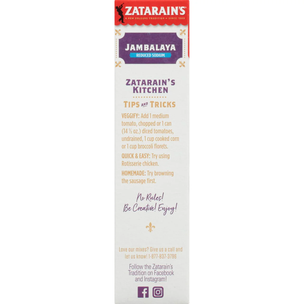 Zatarain's® Reduced Sodium Jambalaya, 8 oz - Image 6