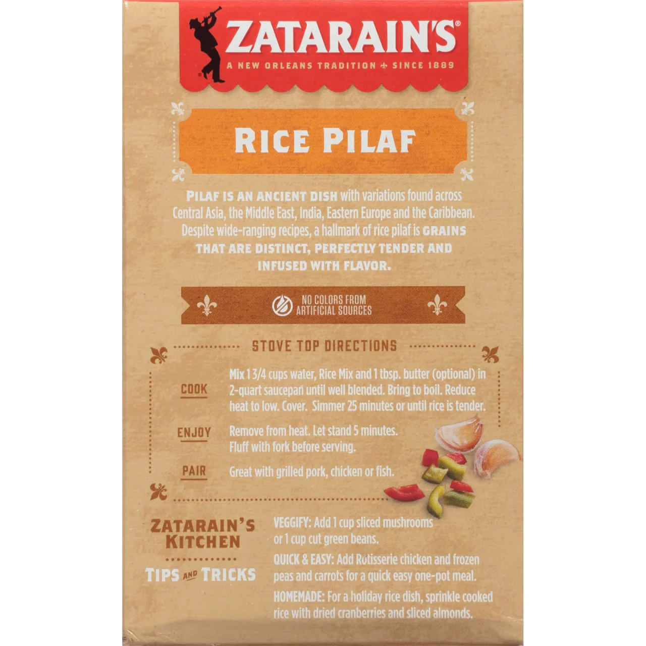 Zatarain's® Rice Pilaf, 6.3 oz - Image 8