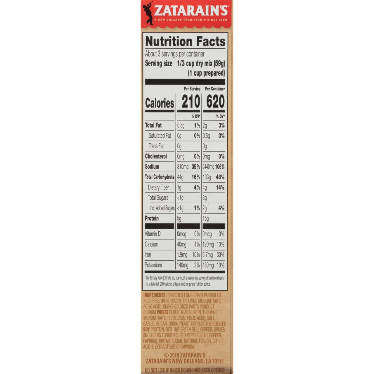 Zatarain's® Rice Pilaf, 6.3 oz - Image 9