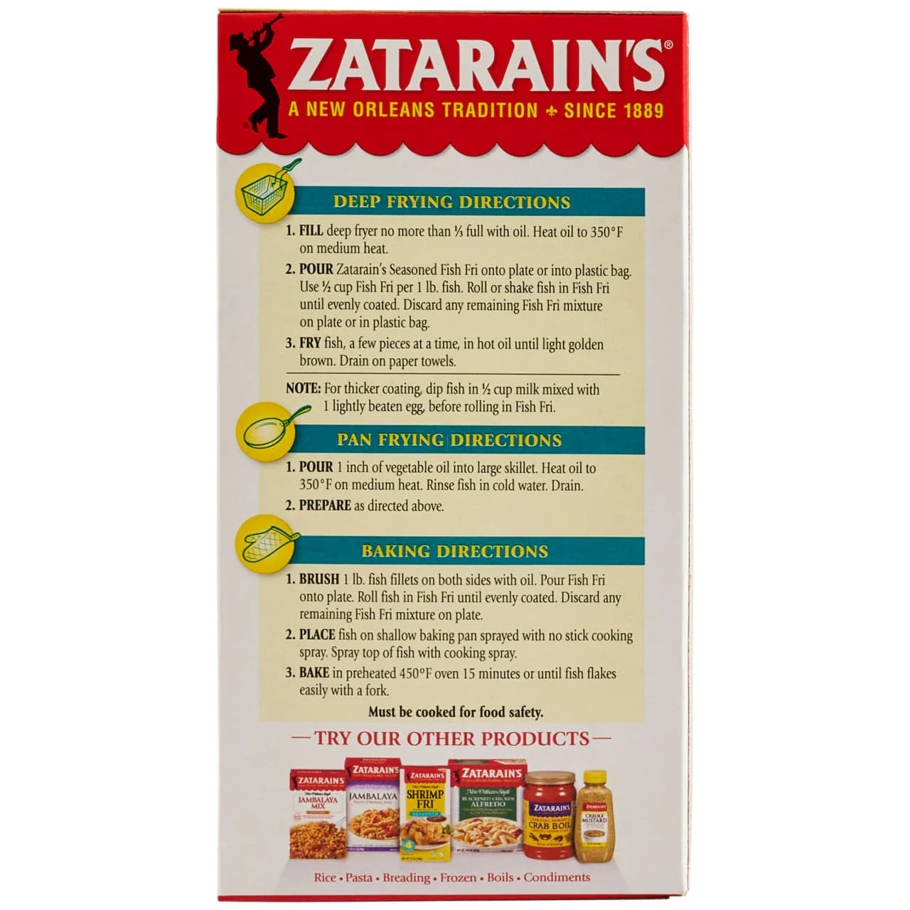 Zatarain's® Seasoned Fish Fri, 12 oz - Image 9