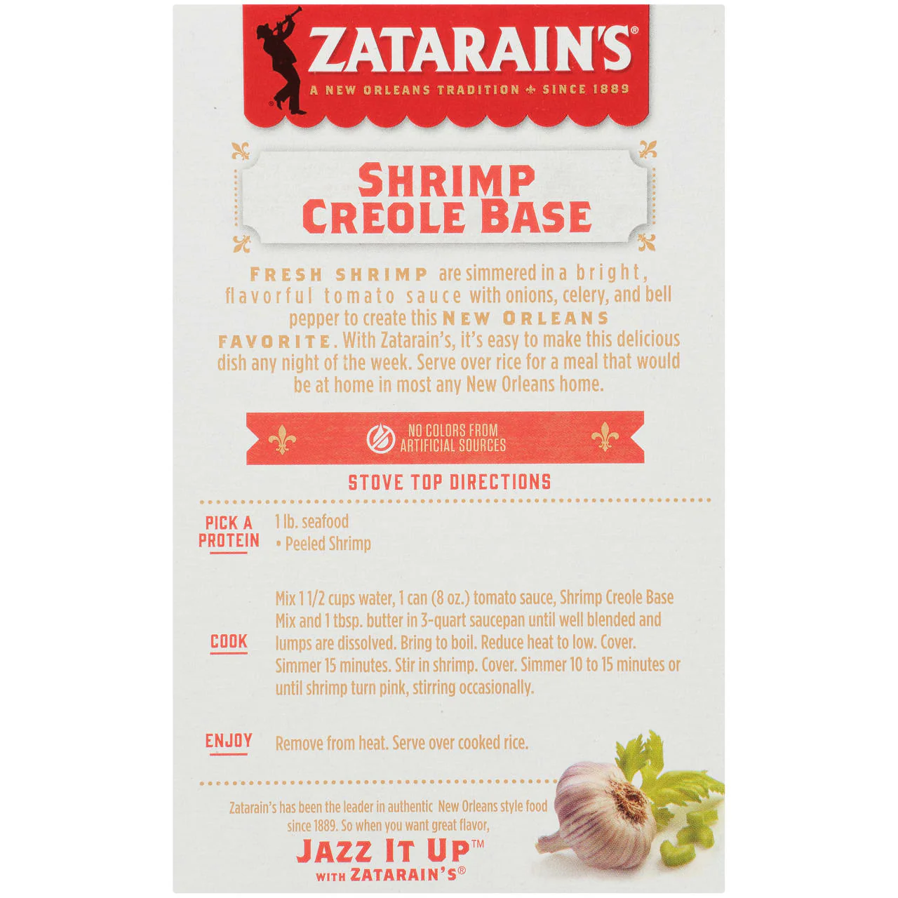 Zatarain's® Shrimp Creole Base, 2 oz - Image 6