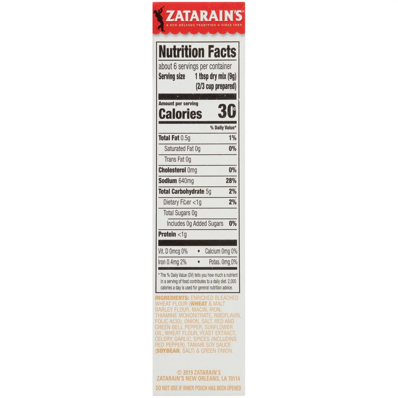 Zatarain's® Shrimp Creole Base, 2 oz - Image 7