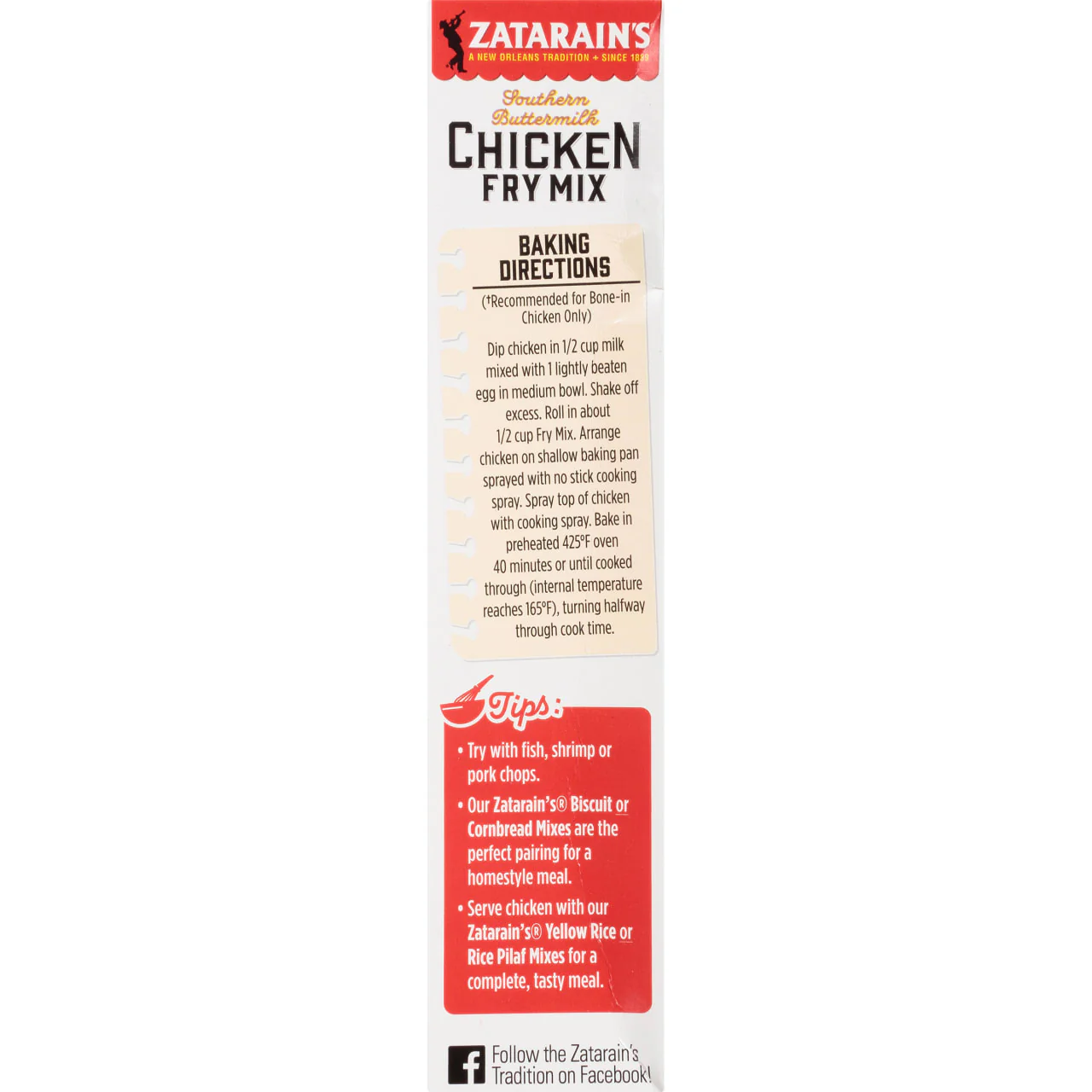 Zatarain's® Southern Buttermilk Chicken Fry Mix, 9 oz - Image 10