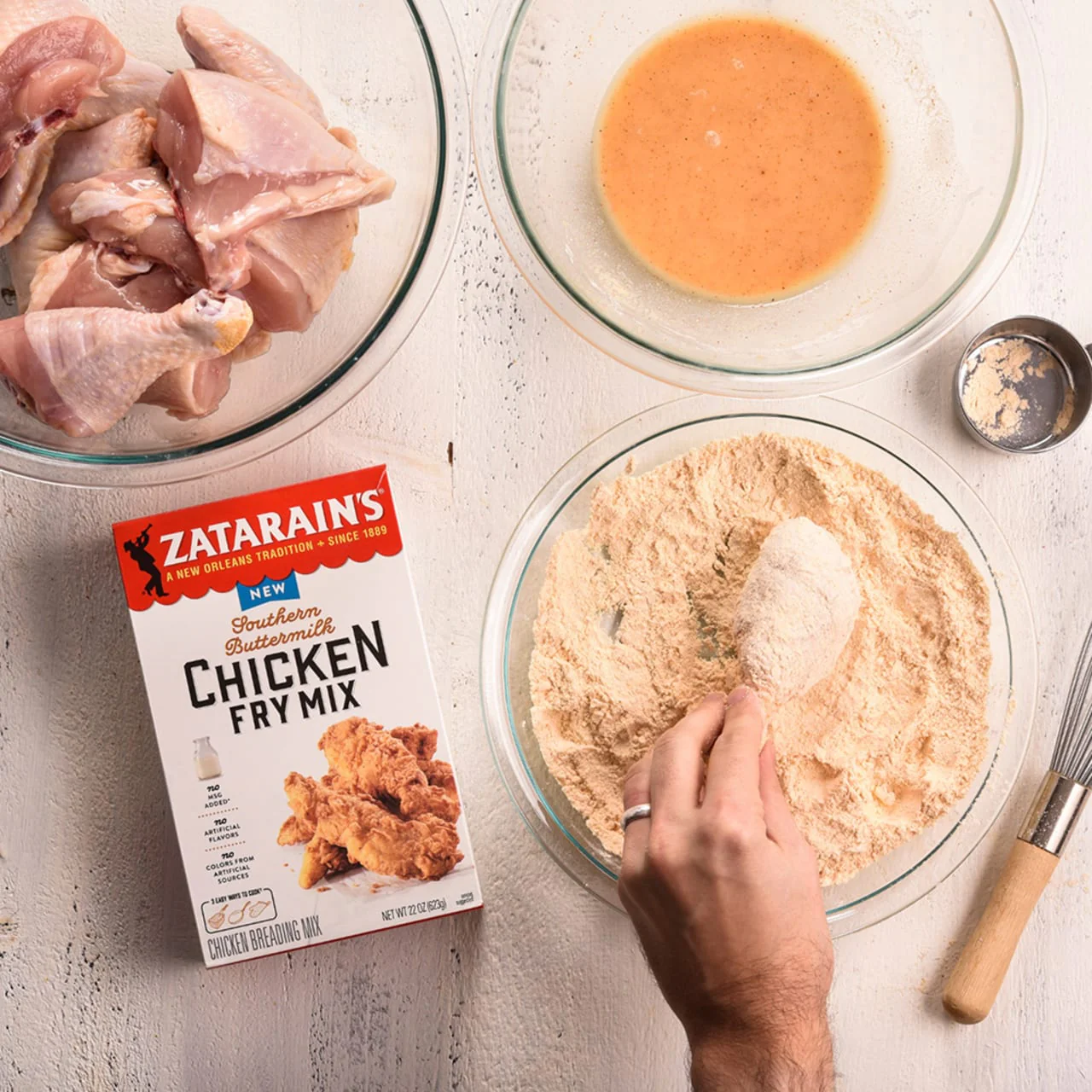 Zatarain's® Southern Buttermilk Chicken Fry Mix, 9 oz - Image 4