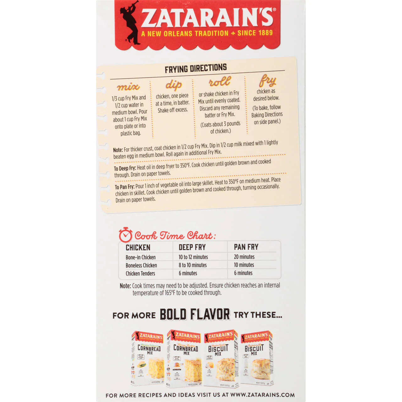 Zatarain's® Southern Buttermilk Chicken Fry Mix, 9 oz - Image 8