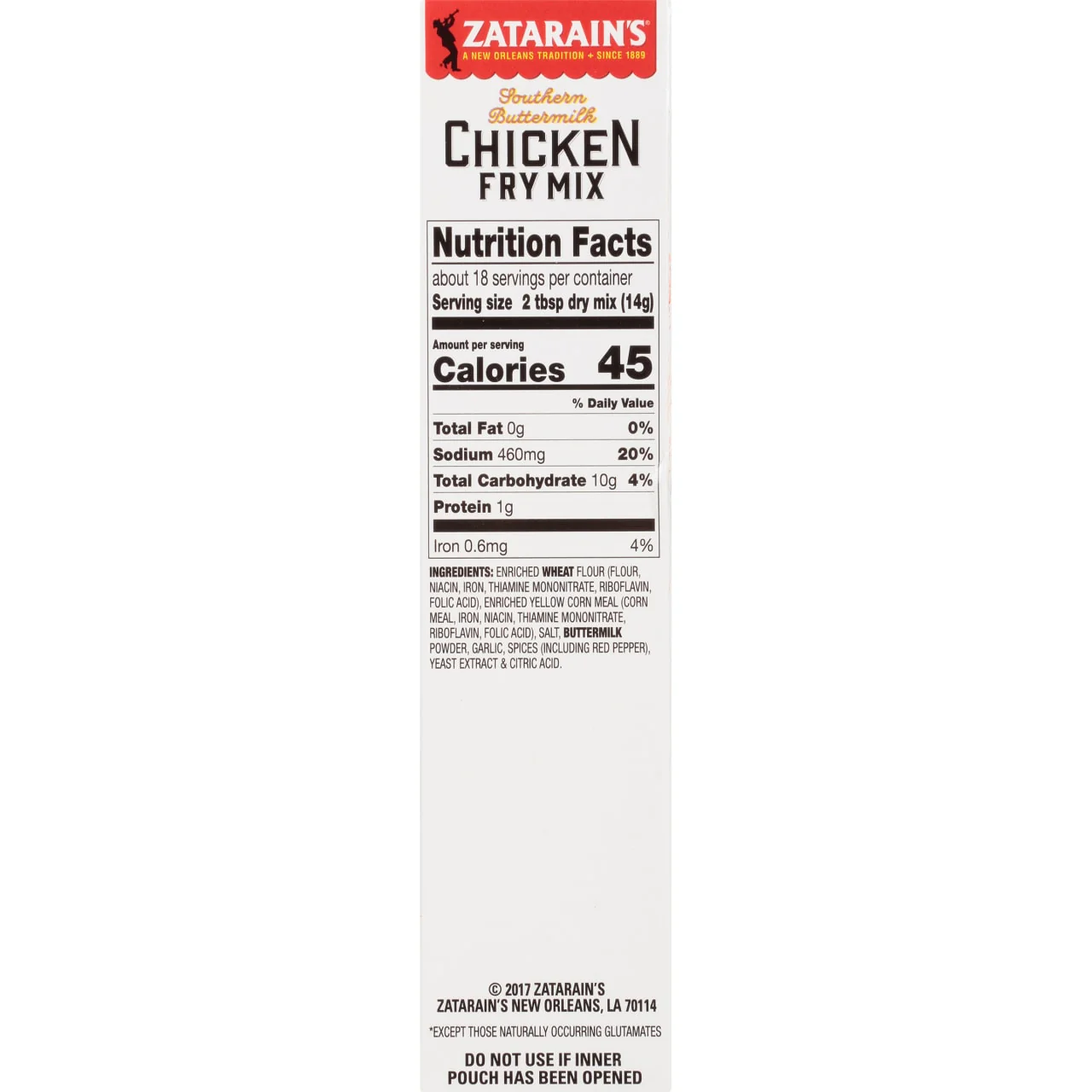Zatarain's® Southern Buttermilk Chicken Fry Mix, 9 oz - Image 9