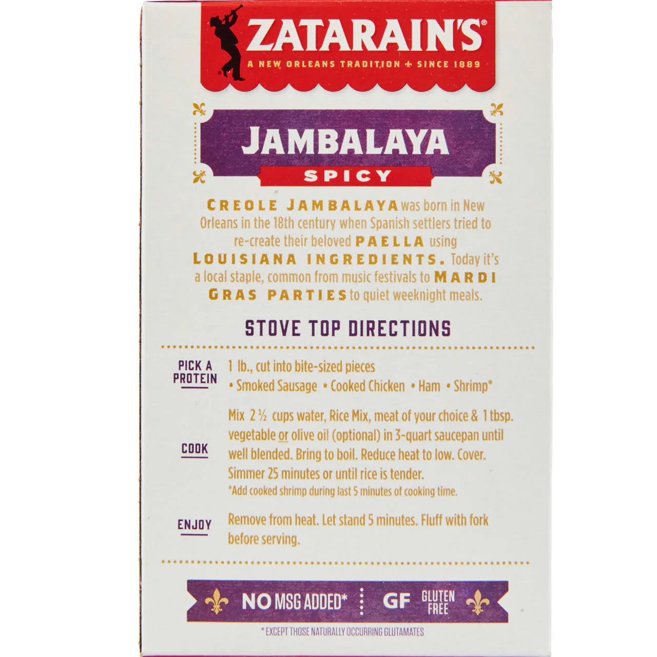 Zatarain's® Spicy Jambalaya Mix, 8 oz - Image 7