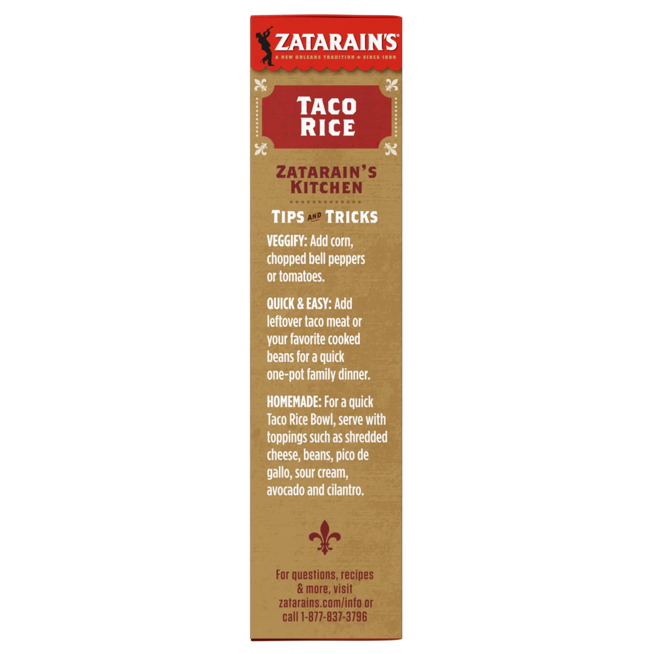 Zatarain's® Taco Rice Mix, 6.9 oz - Image 10