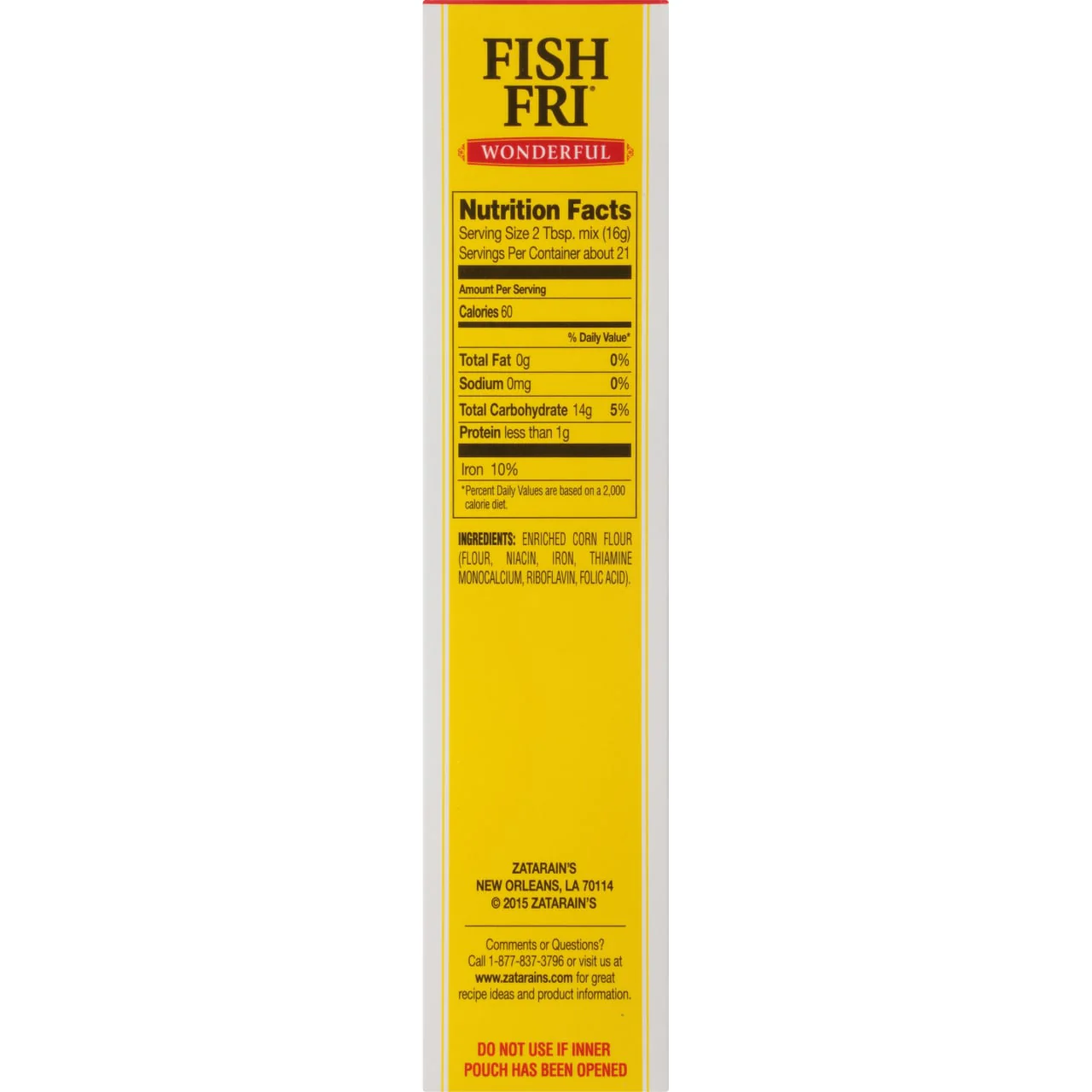 Zatarain's® Wonderful Fish Fri, 12 oz - Image 7