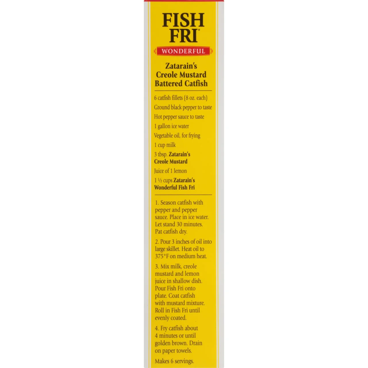 Zatarain's® Wonderful Fish Fri, 12 oz - Image 8