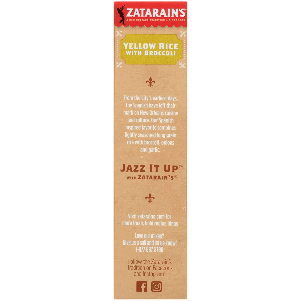 Zatarain's® Yellow Rice with Broccoli Rice Side, 6.900 oz - Image 10