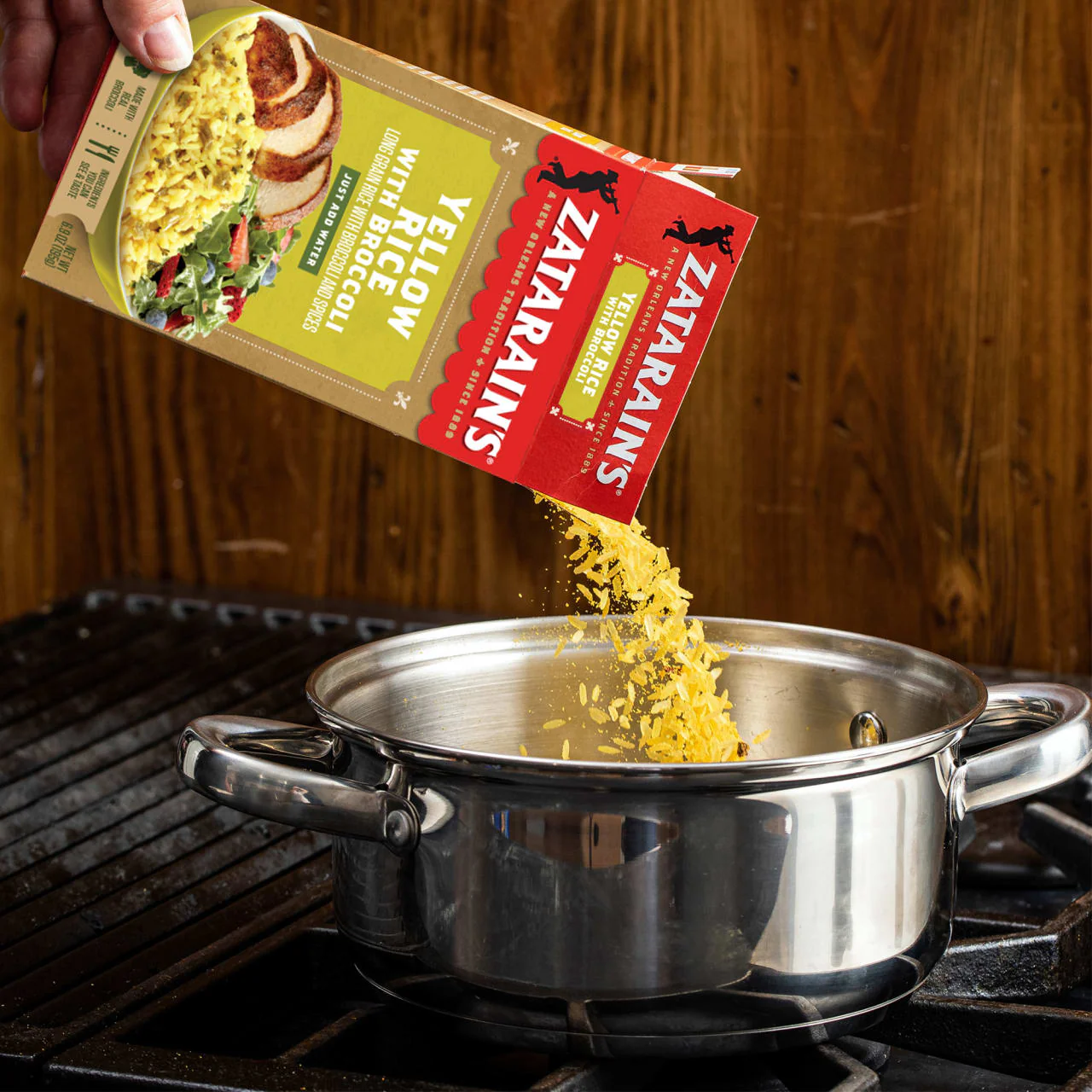 Zatarain's® Yellow Rice with Broccoli Rice Side, 6.900 oz - Image 6