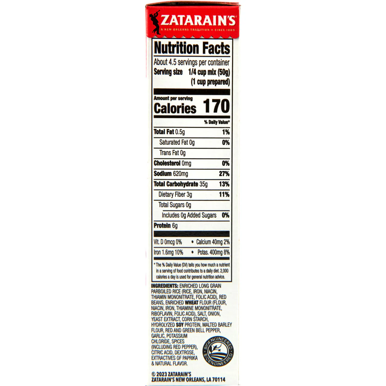 Zatarain's® Red Beans & Rice Dinner Mix, 8 oz - Image 8