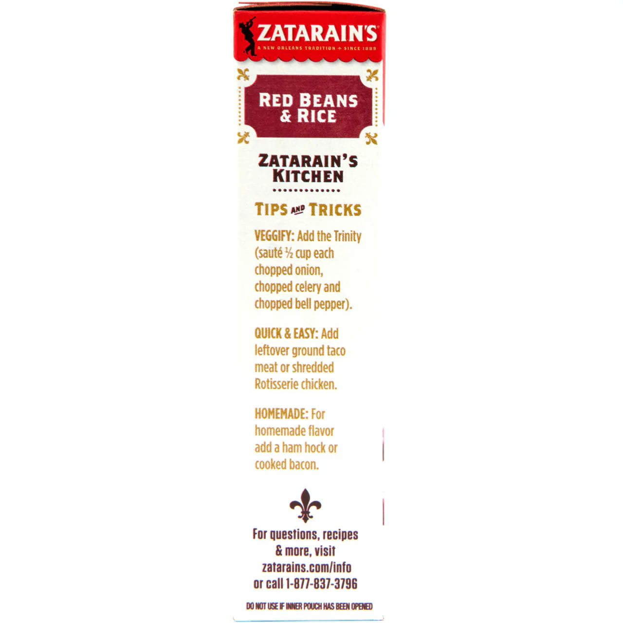 Zatarain's® Red Beans & Rice Dinner Mix, 8 oz - Image 9